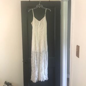 White Lace Hollister Maxi Dress